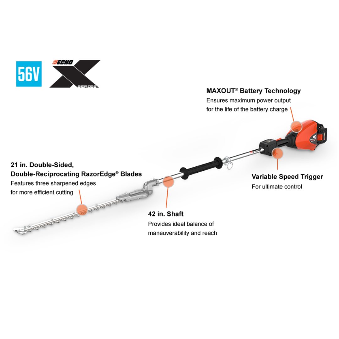 ECHO BATTERY POWERED HEDGE TRIMMER DSHC-2600R2