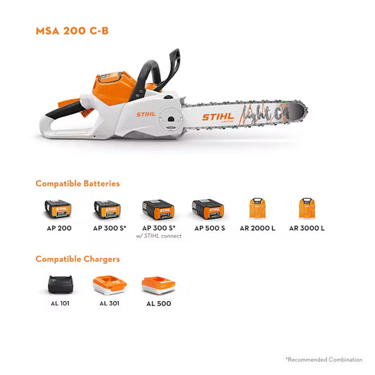 CHAIN SAW MSA 200 C-B SET 10/12/14