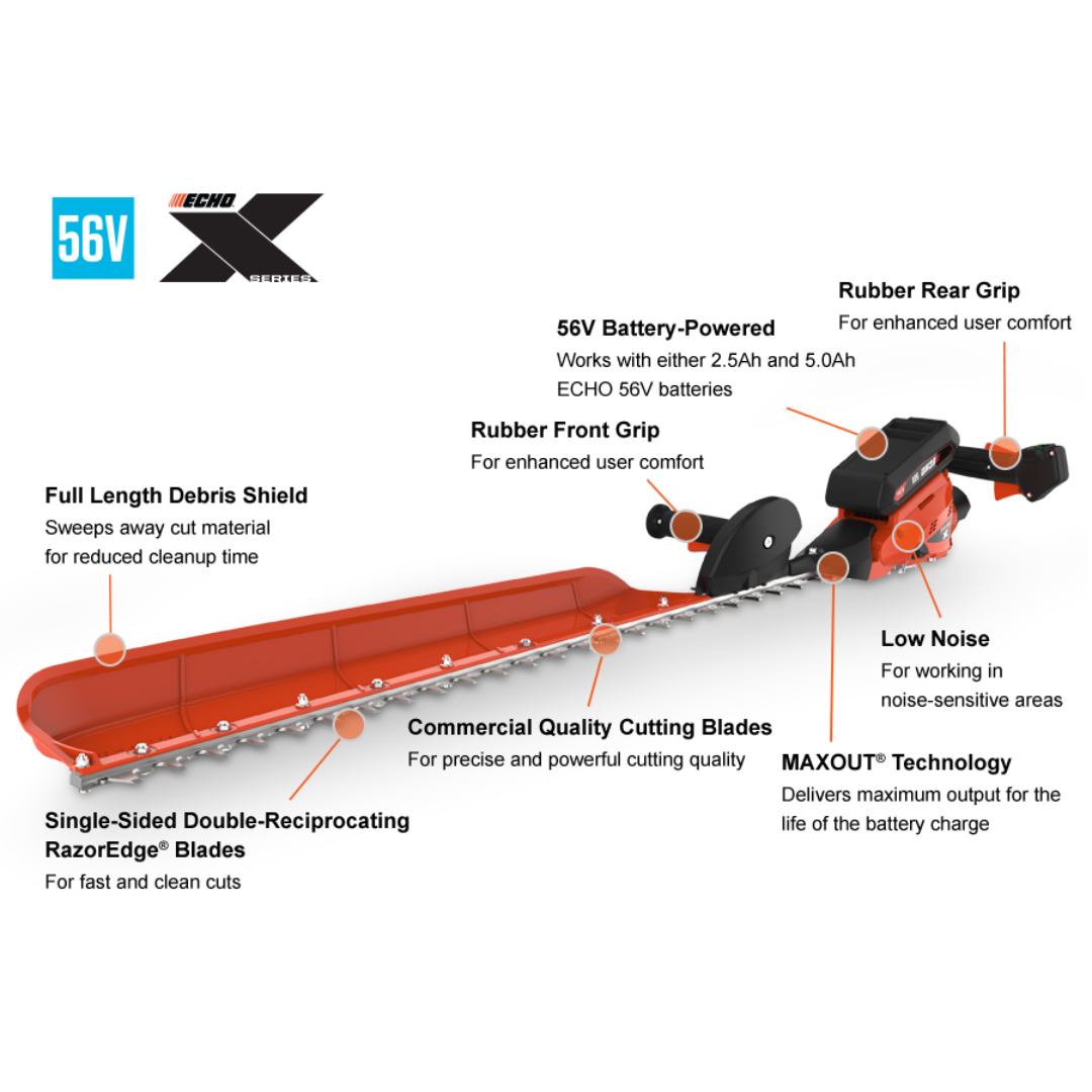 ECHO BATTERY POWERED HEDGE TRIMMER DHCS-3400R1