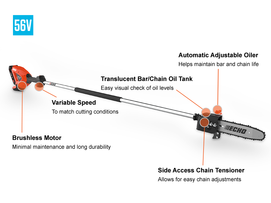 ECHO BATTERY POWERED POWER PRUNER DPPF-2100C1