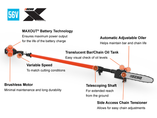 ECHO BATTERY POWERED POWER PRUNER DPPT-2600HR2