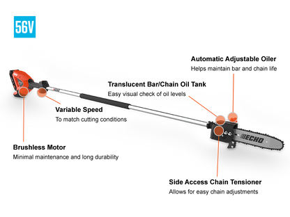 ECHO BATTERY POWERED POWER PRUNER DPPF-2100C1